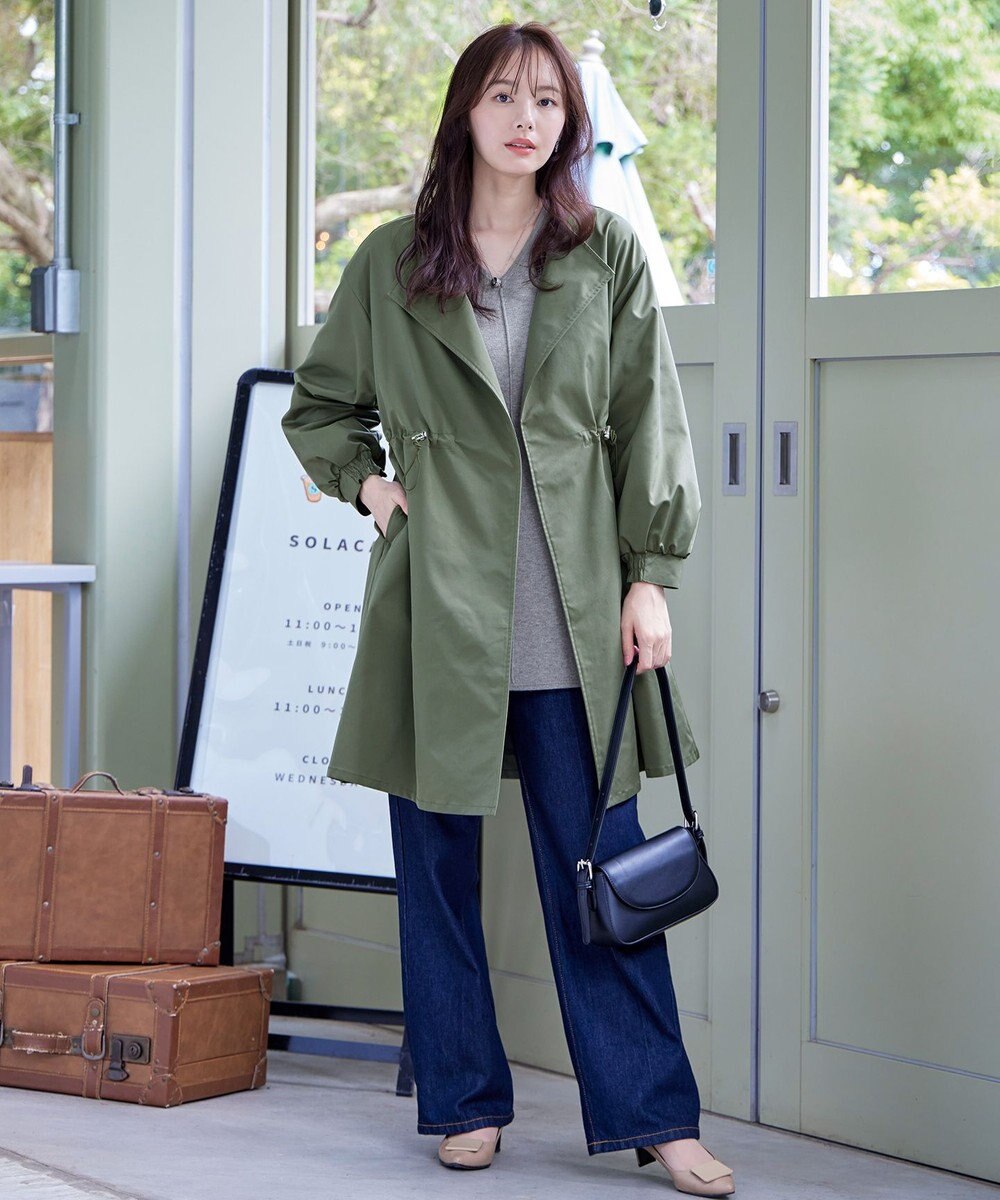 Tiaclasse L 着流しパフスリーブコート 