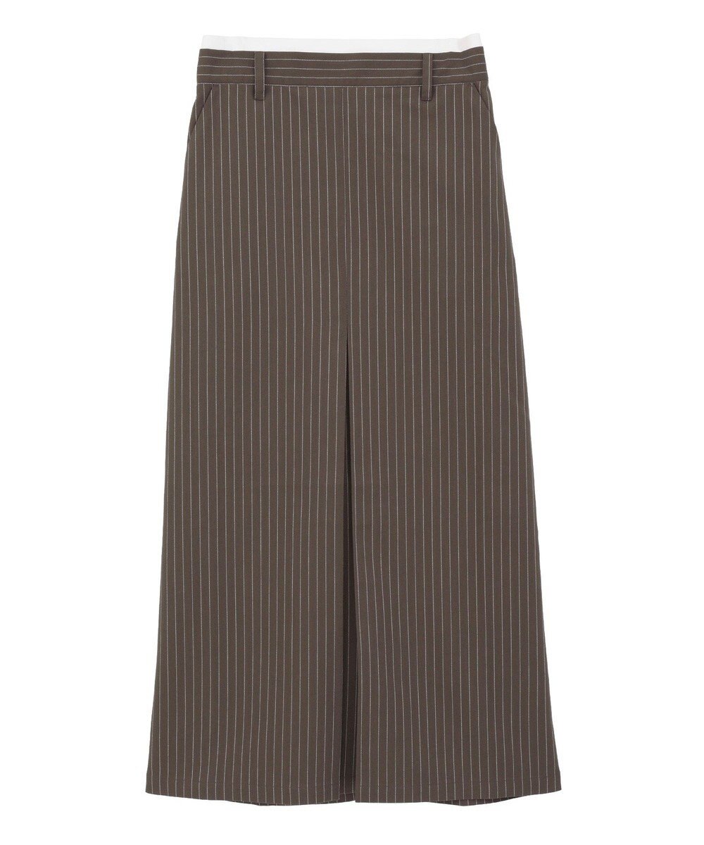 Green Parks ウエストレイヤーボックスプリーツスカート 