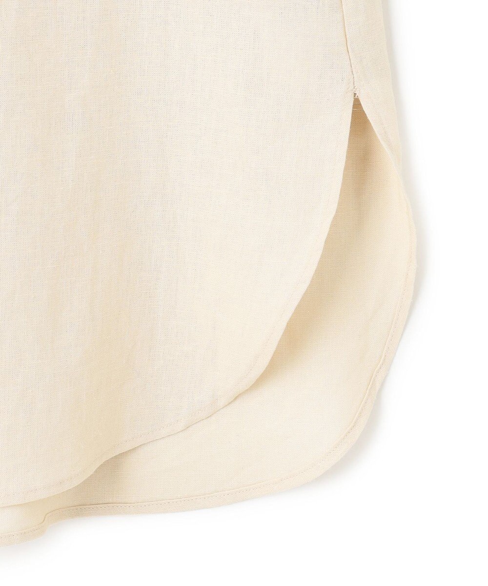 UNFILO リネンレーヨン ノースリーブブラウス 