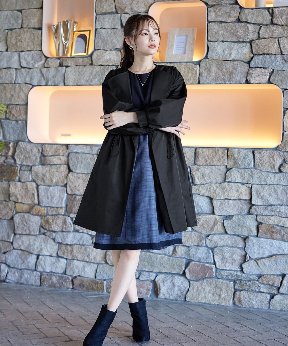 Tiaclasse L 着流しパフスリーブコート 