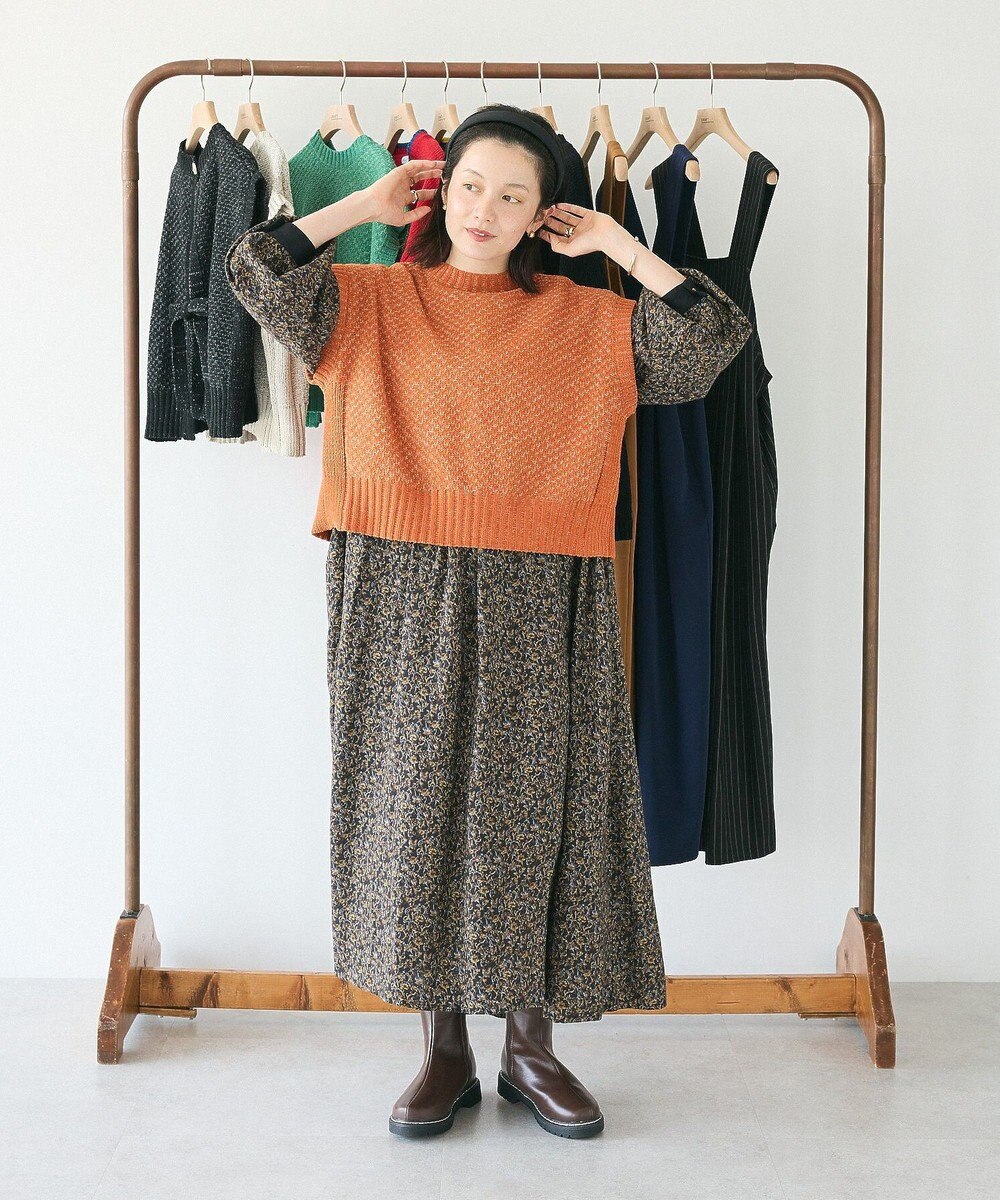 CRAFT STANDARD BOUTIQUE キナリノコラボ/洗える2wayモールニットベスト/24AW 