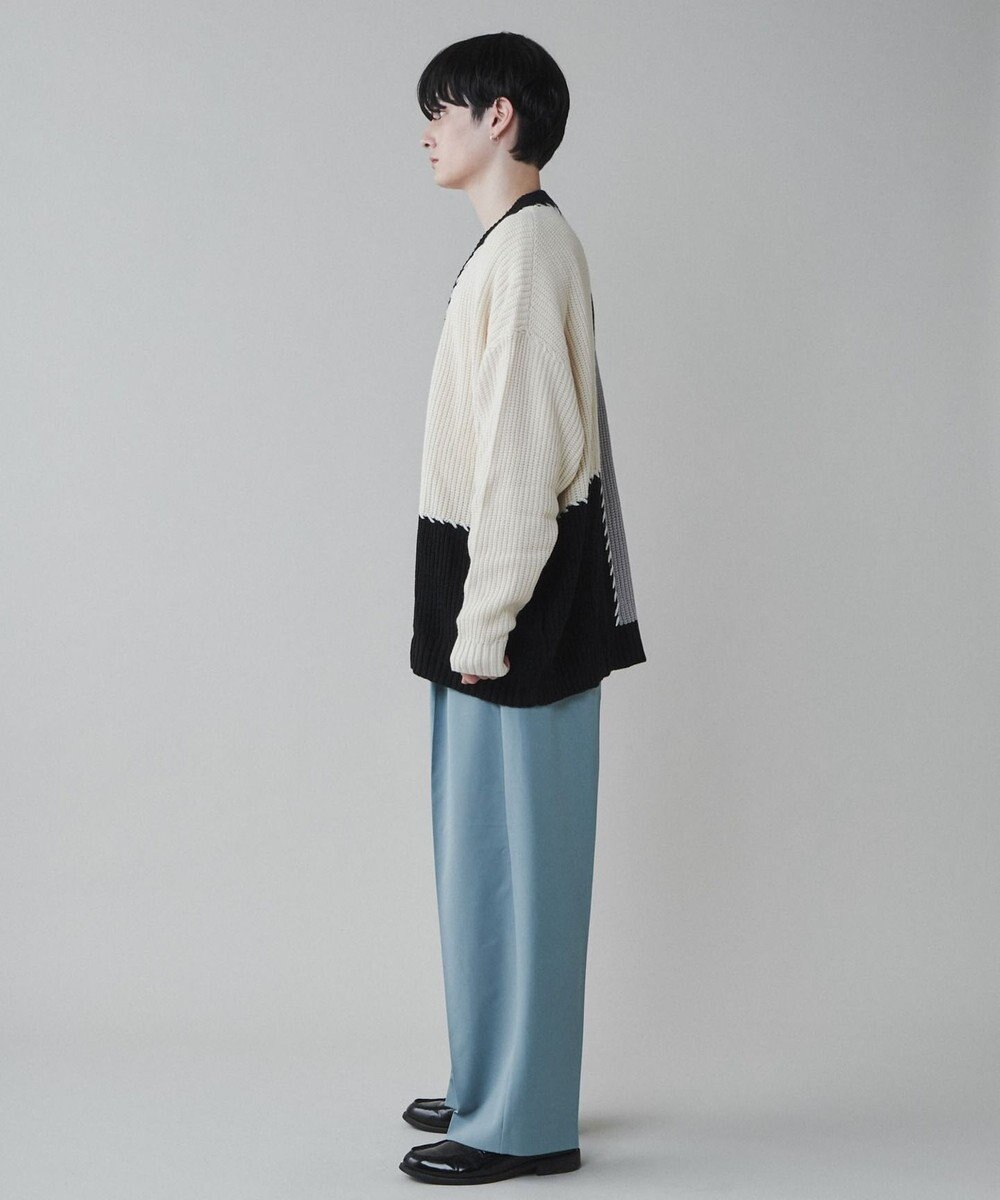 WEGO トロミ　ベルト付きワイドスラックス 