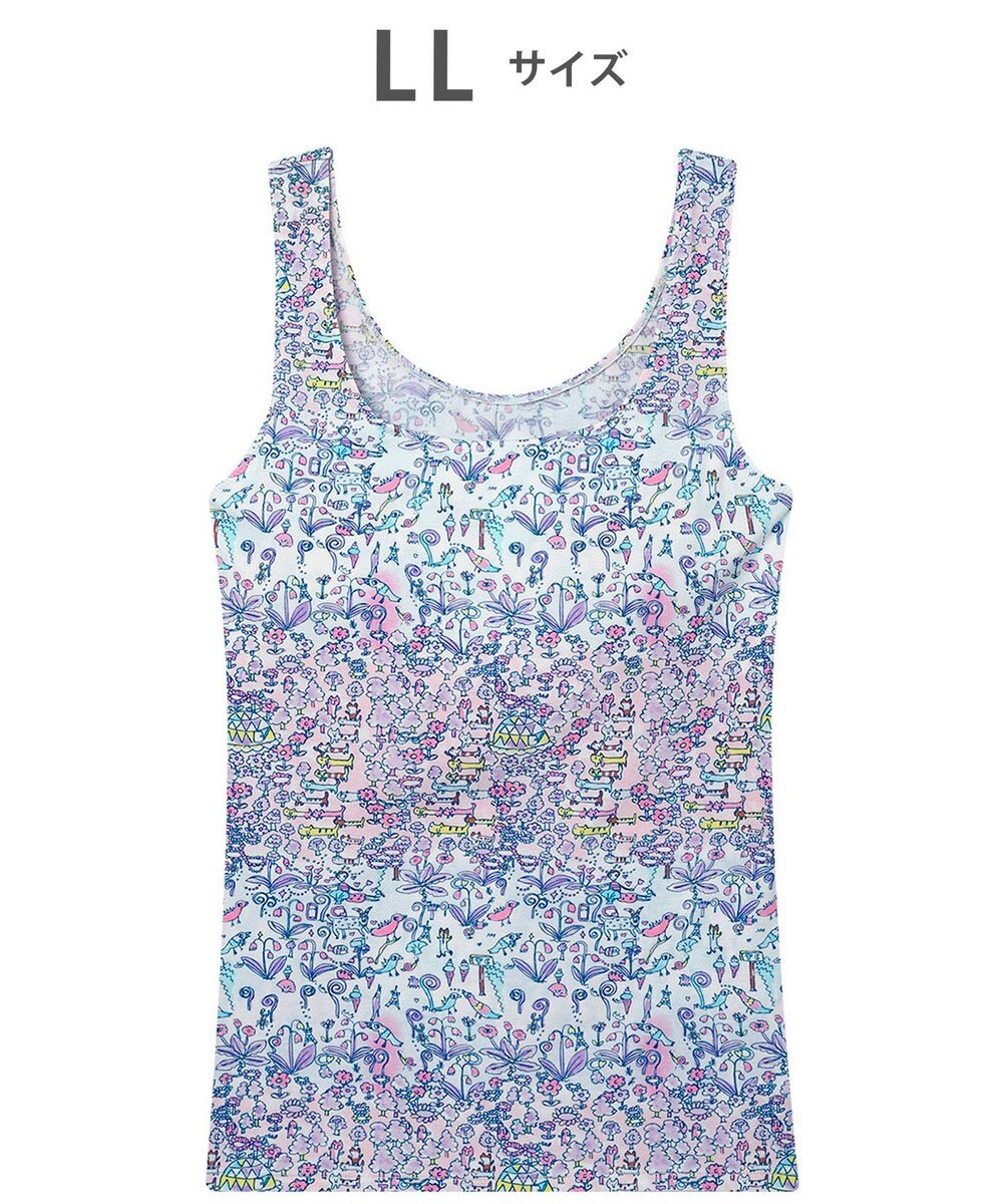 tsumori chisato SLEEP ツモリチサト インナー ノースリーブ タンクトップ ベア天竺素材(身生地) パッド付 レディース UCX410 /ワコール 