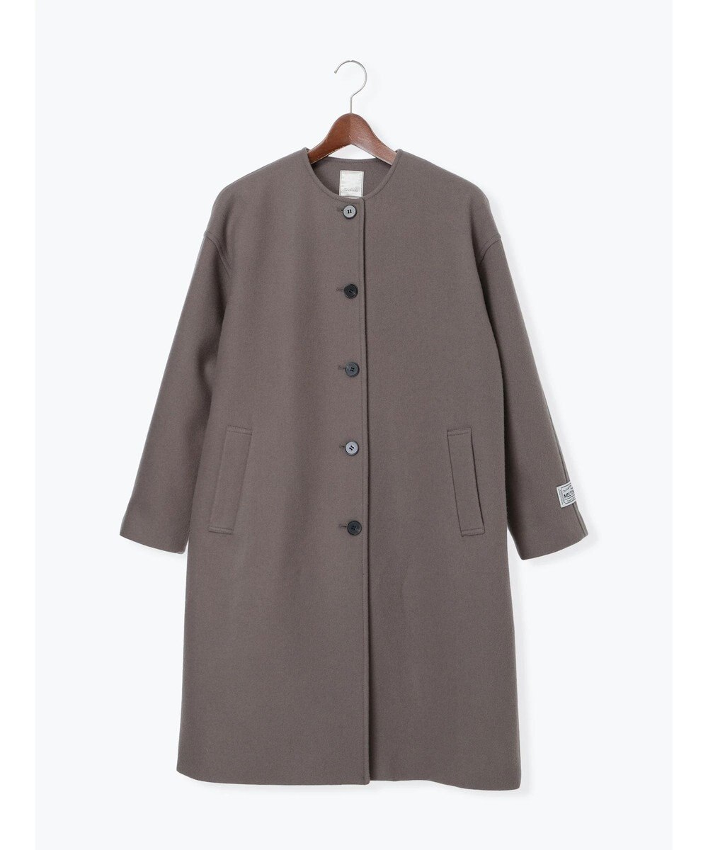 Te chichi ウールメルトンノーカラーロングコート《2025winter catalog item》 