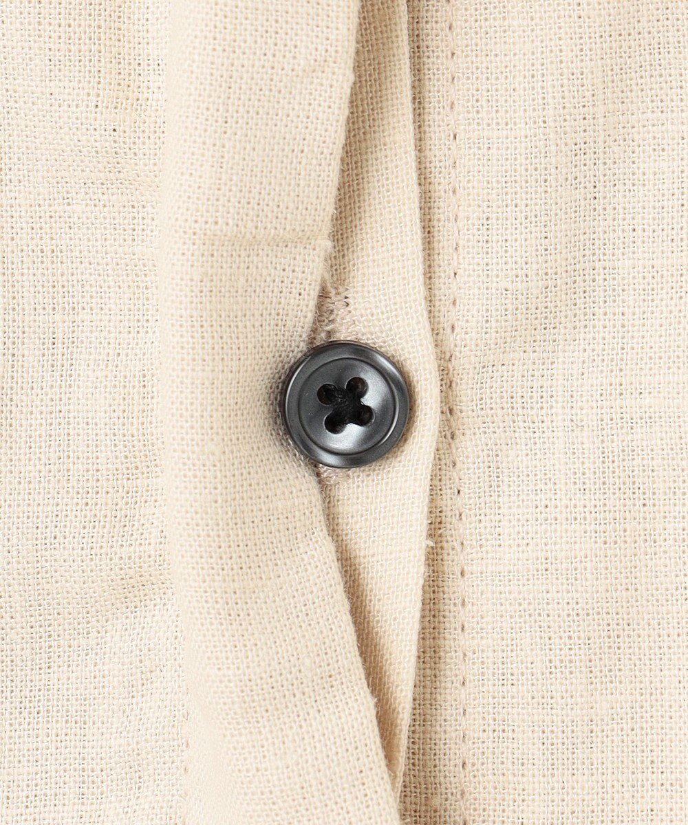 UNFILO リネンレーヨン ノースリーブブラウス 