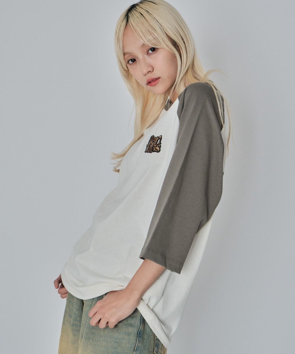 WEGO 【ユニセックス着用ITEM/MLサイズ展開】別注BENDAVISグラフィックラグランT（7S） 