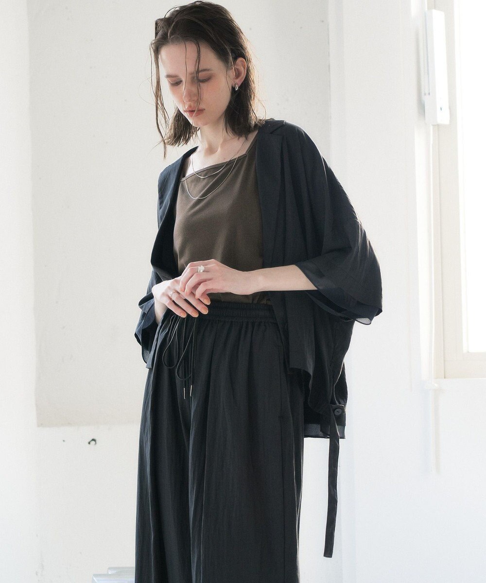 YECCA VECCA 【UVカット/遮熱/接触冷感】COOL袖シアージャケット 