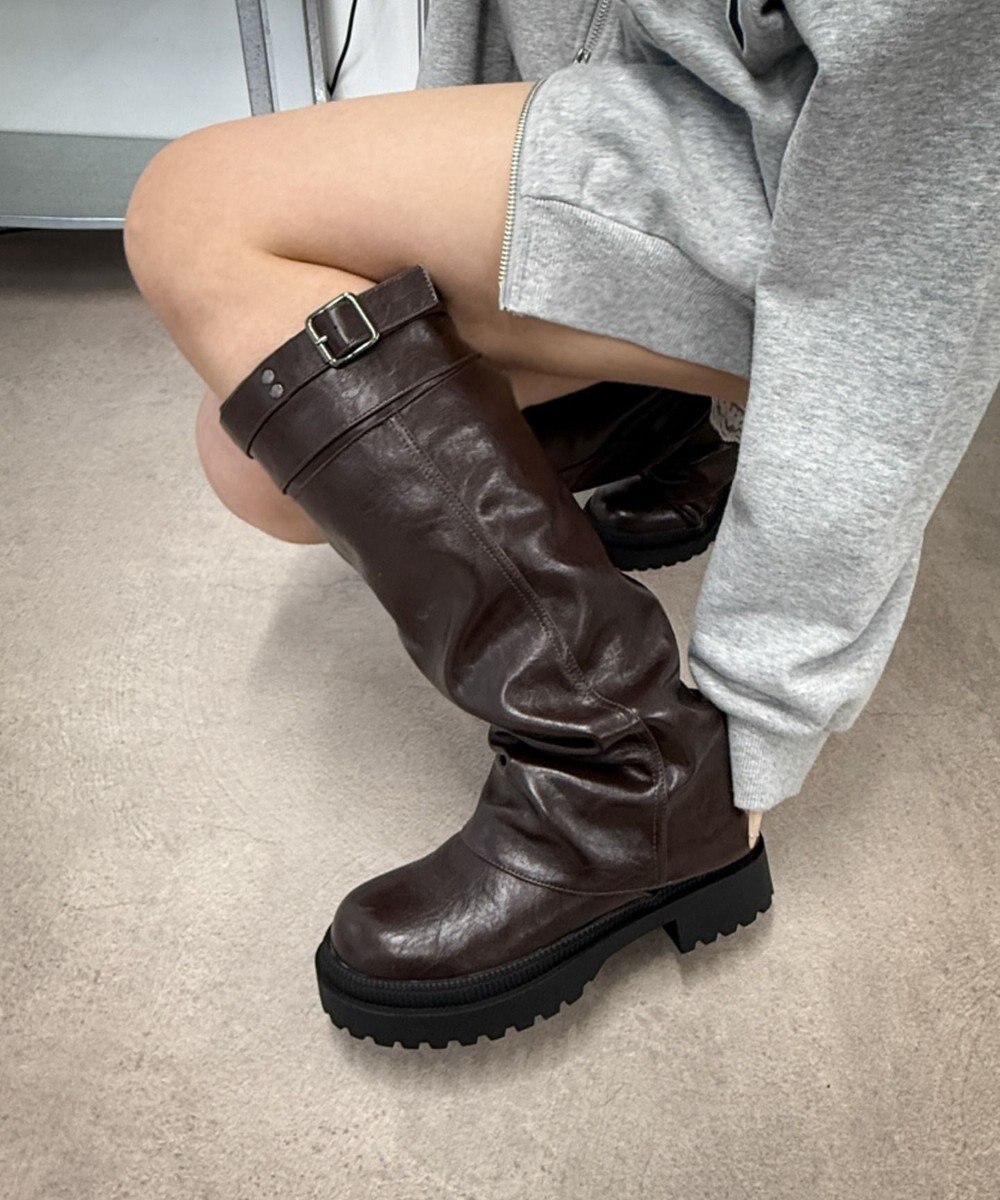 WEGO ベルトカバーロングブーツ 