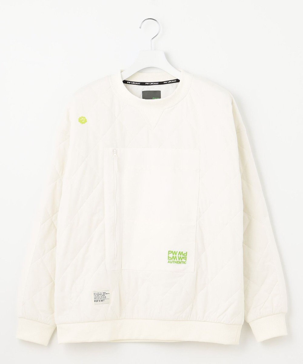 PW CIRCULUS 【MEN】中綿キルトスウェット 