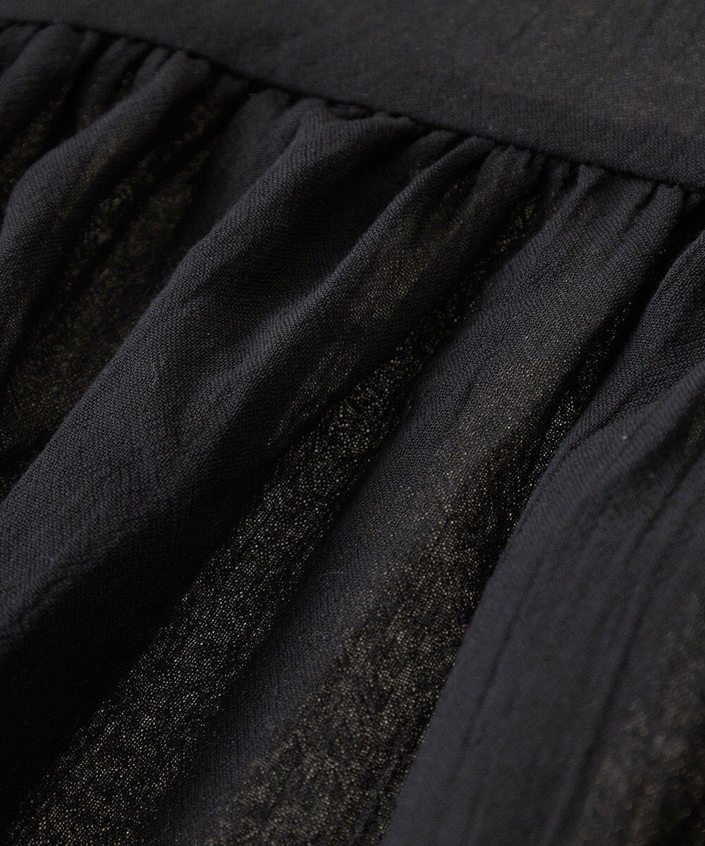 earth music&ecology Ｖネックギャザーブラウス 