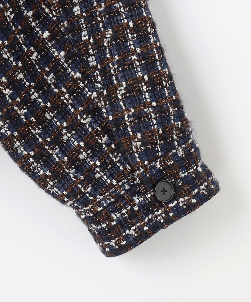 #Newans ツイードブルゾン 