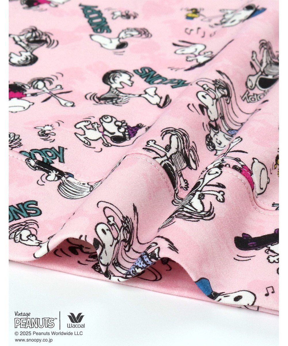 WACOAL ワコール_リラックス＆スリープ パジャマ 長袖 長ズボン 綿100%(本体) PEANUTS スヌーピー レディース FDX554 /ワコール 