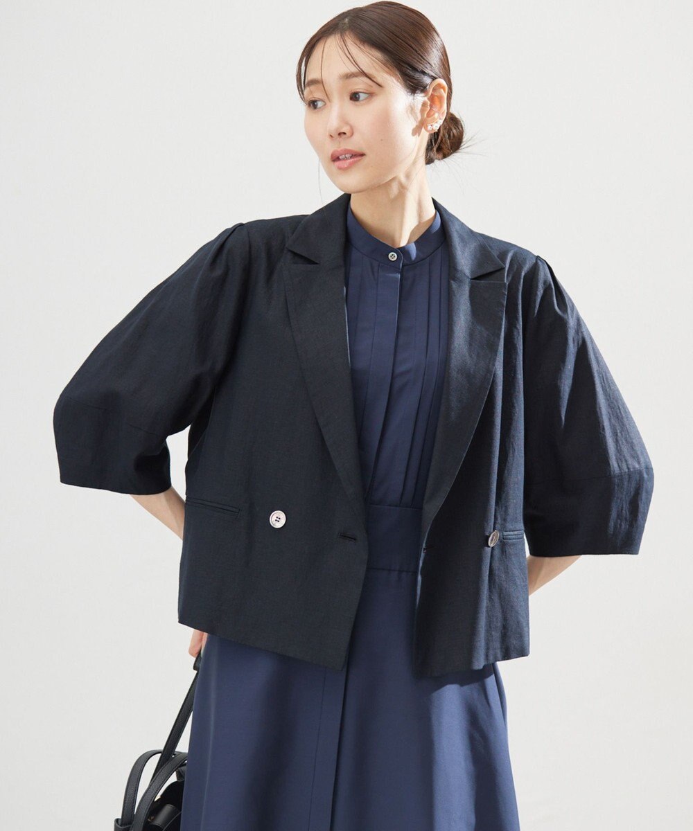 組曲 リネンレーヨン ジャケット 