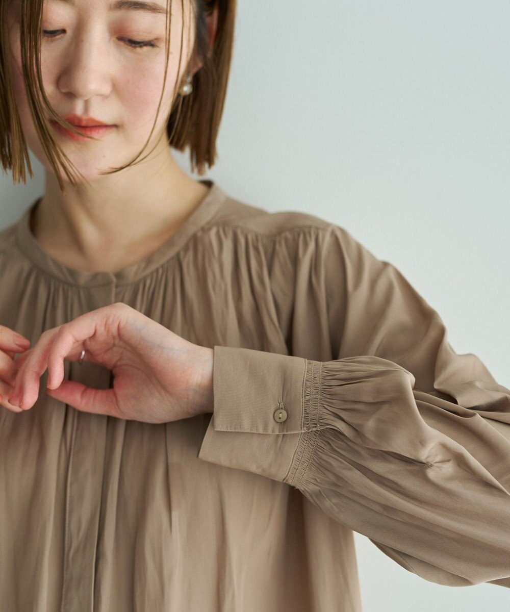 YECCA VECCA ギャザーブラウス 