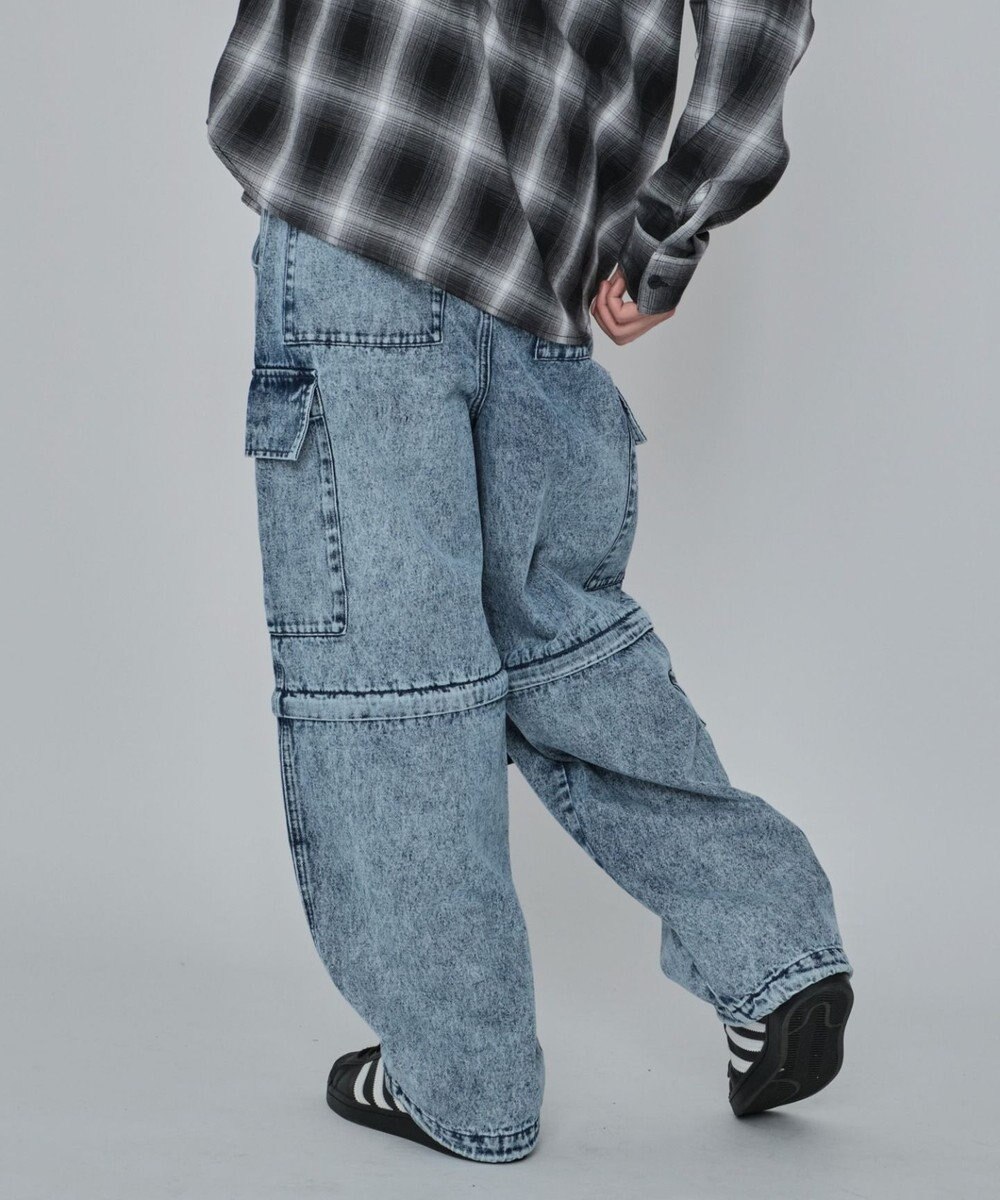WEGO 2WAYマルチデニムカーゴパンツ 
