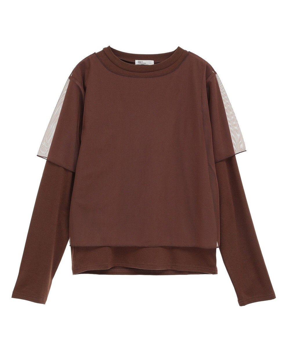 CRAFT STANDARD BOUTIQUE チュールレイヤートップス 