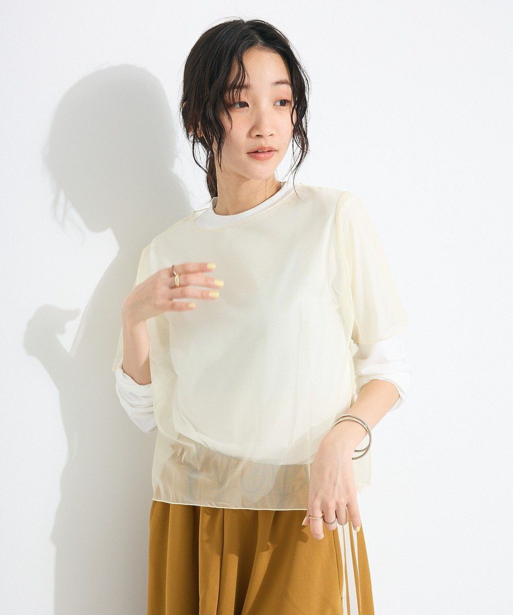 CRAFT STANDARD BOUTIQUE チュールレイヤートップス 
