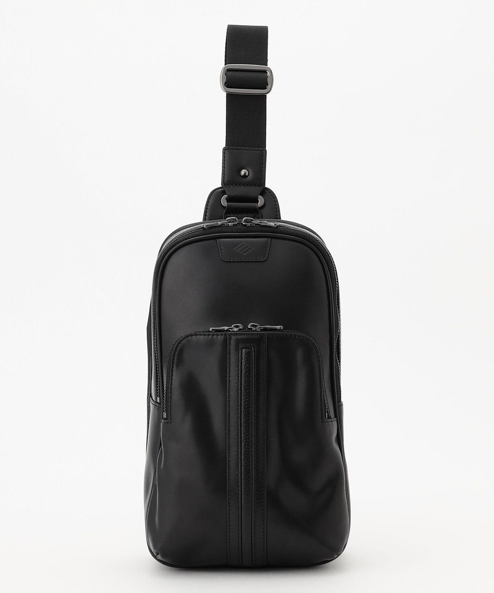 JOSEPH ABBOUD 【軽量/コンパクト/牛革】オイルドレザーボディー バッグ 