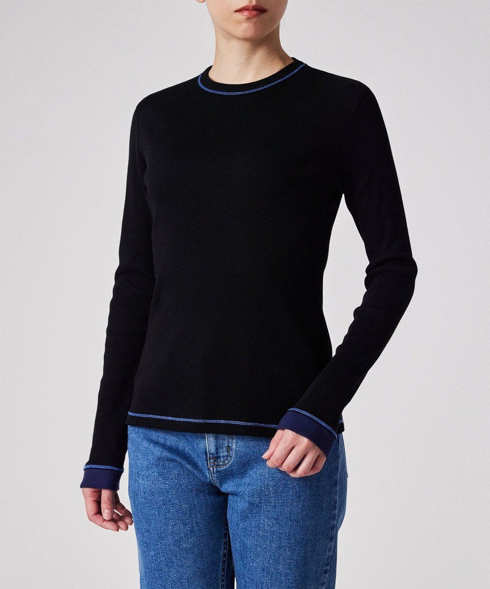 Paul Smith 【洗える】カラーステッチ リブ カットソー 