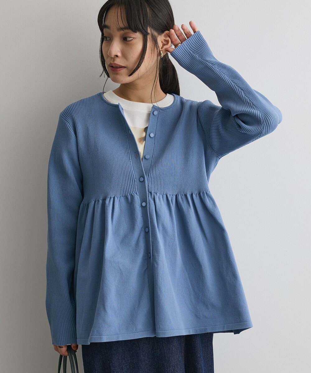 CRAFT STANDARD BOUTIQUE ポリエステルペプラムチュニック 