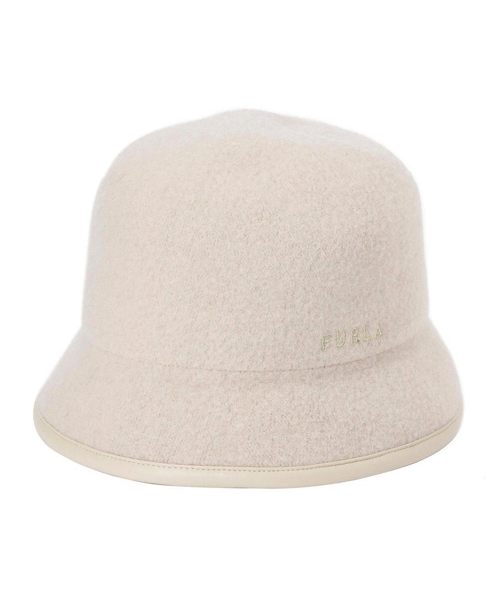 MOONBAT FURLA パイピング×ロゴ バスクハット／UV 