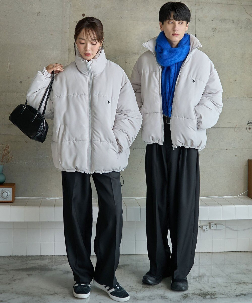 WEGO 【WEB限定/Sサイズ新登場/お気に入り登録者数5万人越えの大人気アイテム】U.S. POLO ASSN.別注パデッドジャケット 