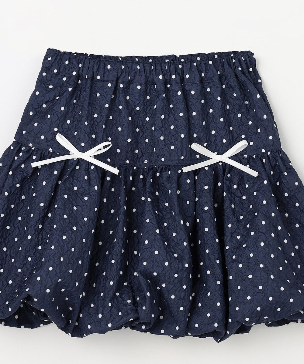 ANY KIDS 【洗濯機可能】バルーン ドットスカート 