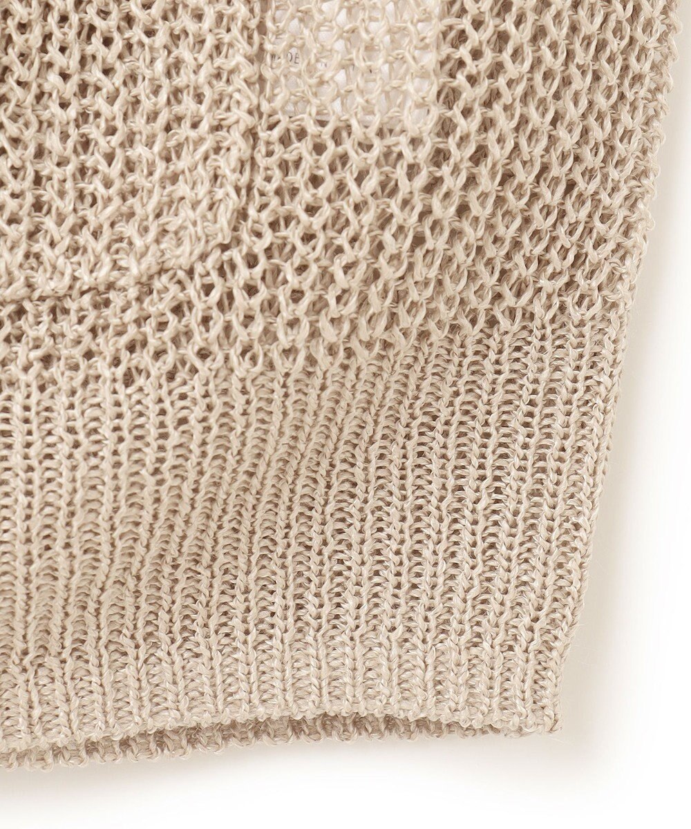 BEIGE， OPTICAL / ニットパーカー 