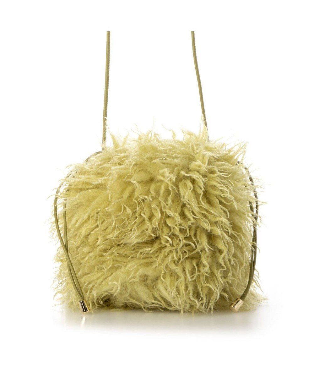 UNBILLION カシュカシュ cachecache / ウェーブファー巾着ショルダー 