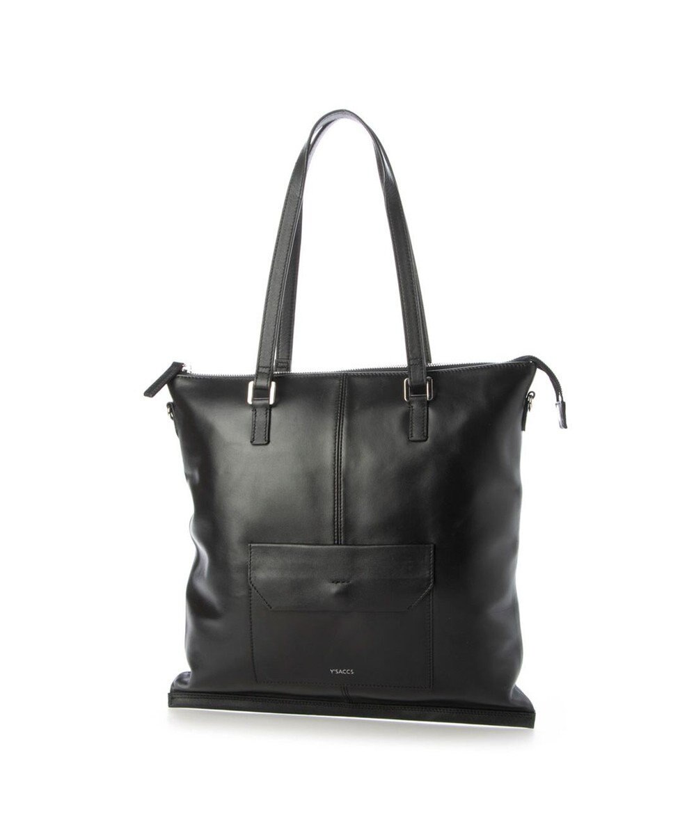Y'SACCS イタリアンシープ2WAYフラットトート 
