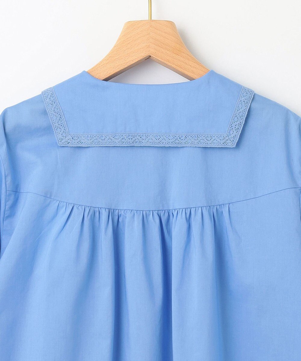 組曲 レースコンビセーラーカラー ブラウス 