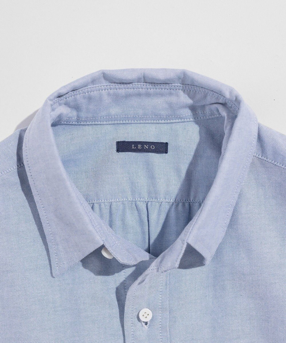 LENO OXFORD SHIRTS《UNISEX》オーバーサイズレギュラーカラーシャツ 