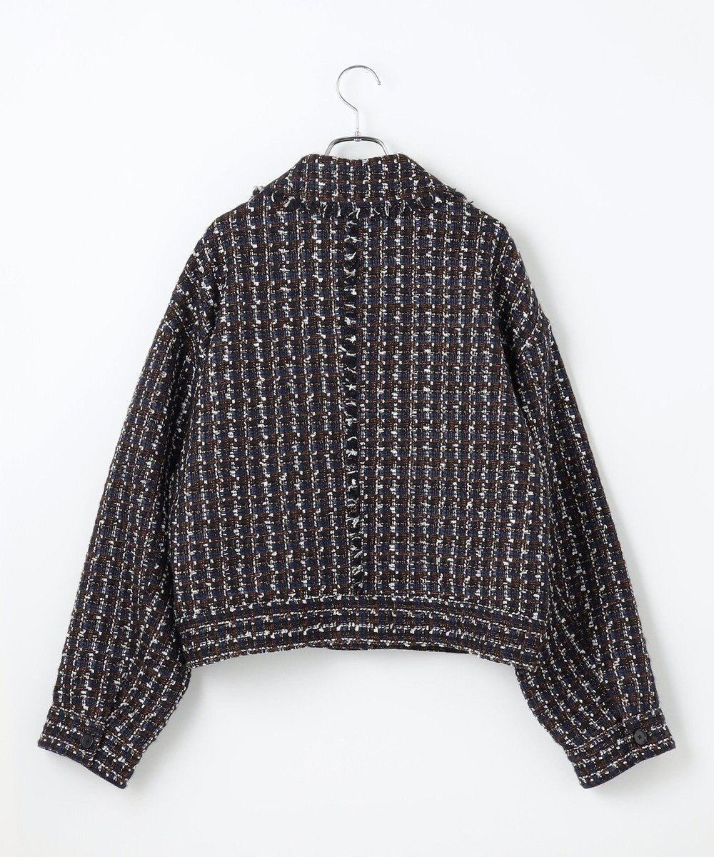 #Newans ツイードブルゾン 