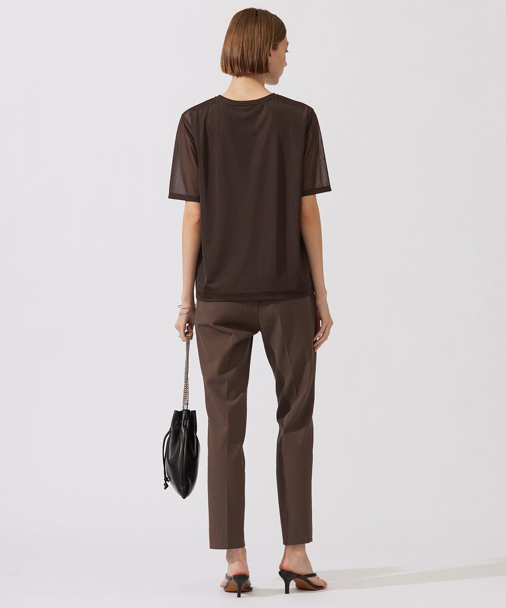 ICB L 【接触冷感・洗える】 チュールコンビ カットソー 