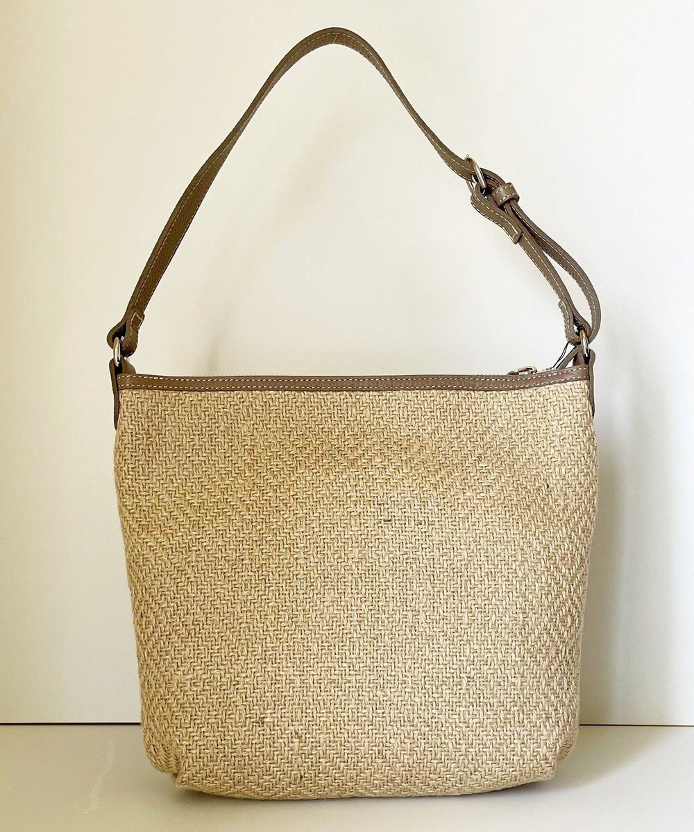 Hekhèr Le Style de Vie 【日本製 / 3WAY】ジュート×牛革 ショルダーバッグmedium 