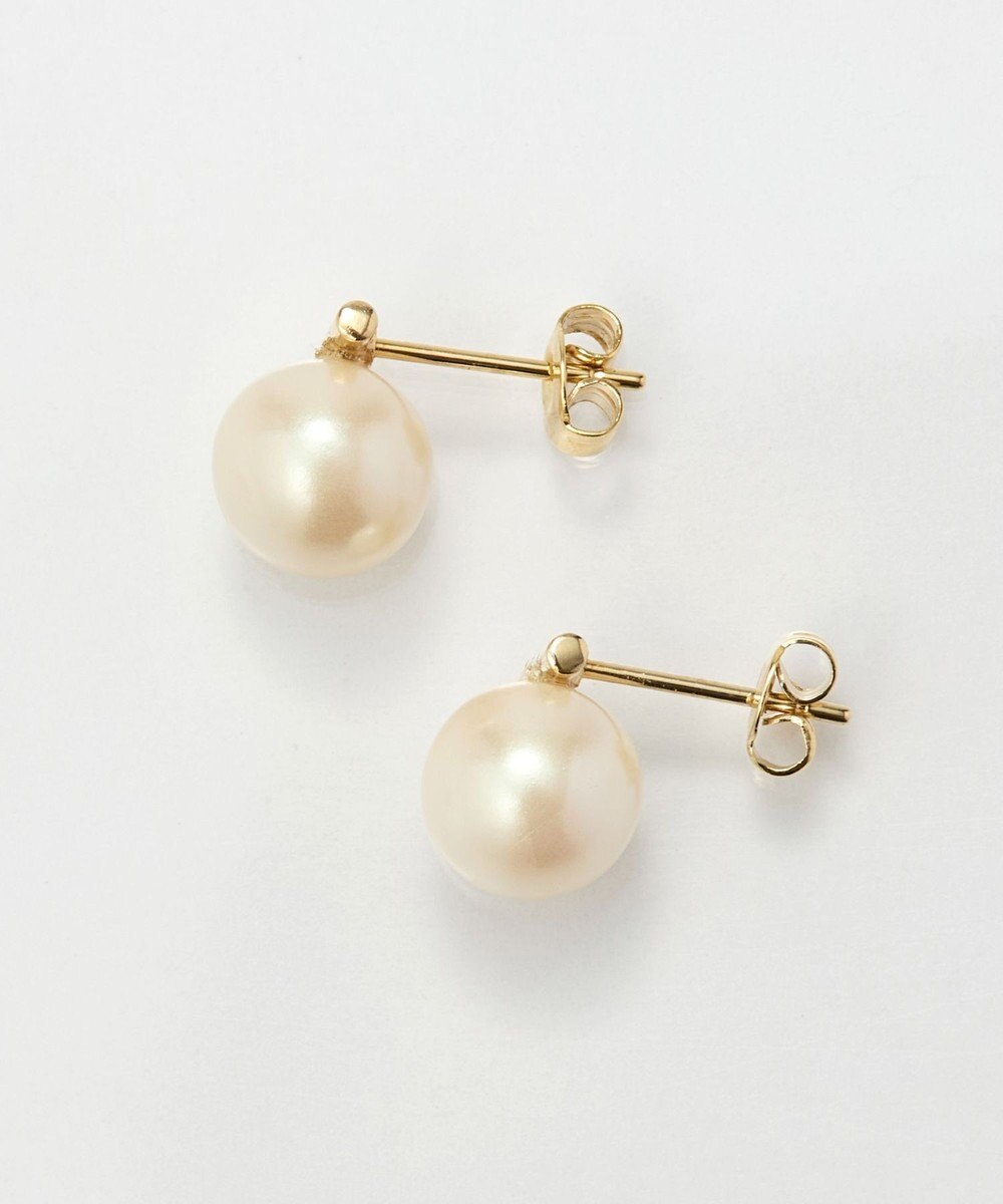 Phoebe 【金属アレルギー対応】パワーストーンバーピアス　パール 