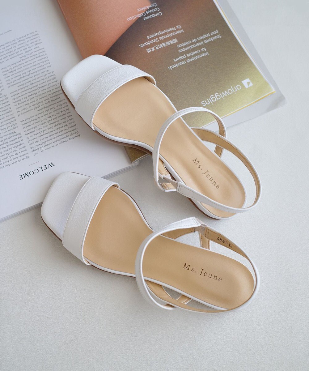 Pointer 日本製 本革バックストラップサンダル 