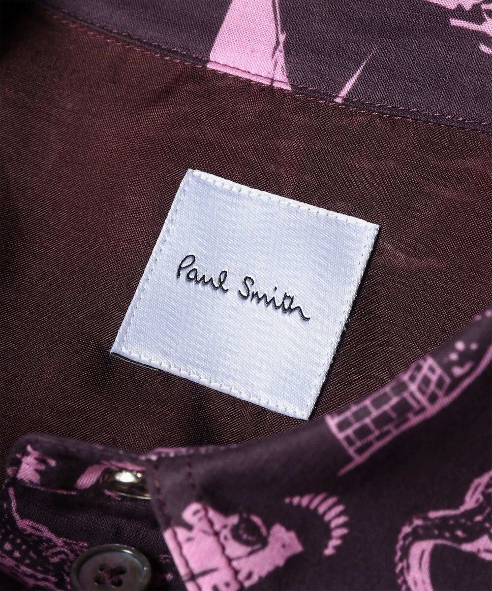 Paul Smith Travel Stories プリント シャツ 