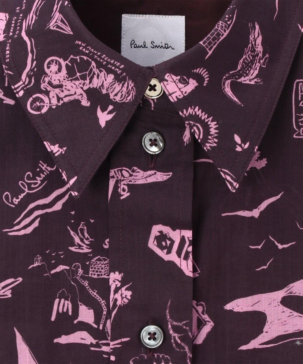 Paul Smith Travel Stories プリント シャツ 