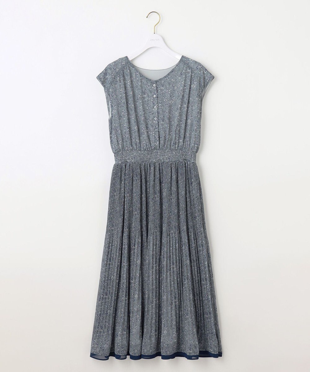 ANY SIS 【洗える】フラワープリーツ ワンピース 