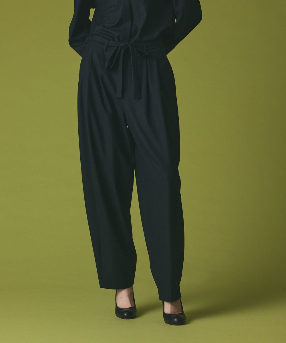 GRACE CONTINENTAL ウールワイドレッグパンツ 