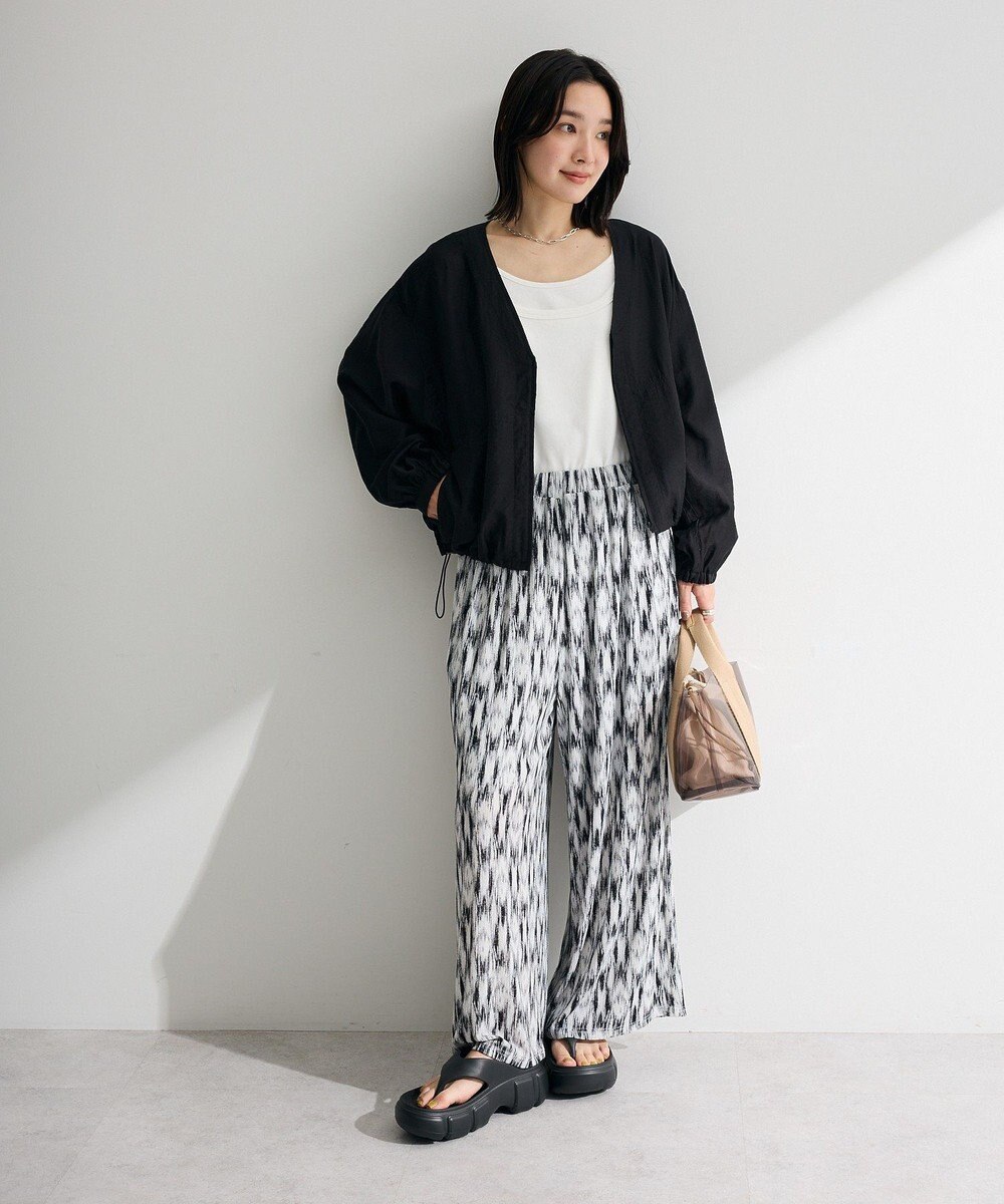 Green Parks シアーカットワイドパンツ 