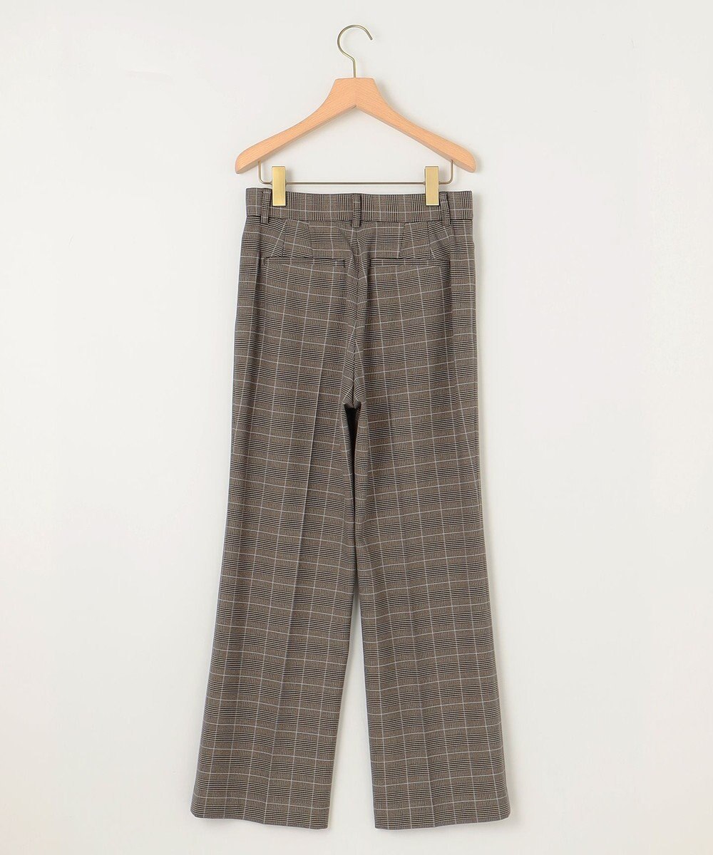 組曲 S 2WAYウォームストレッチ ストレートチェックパンツ 