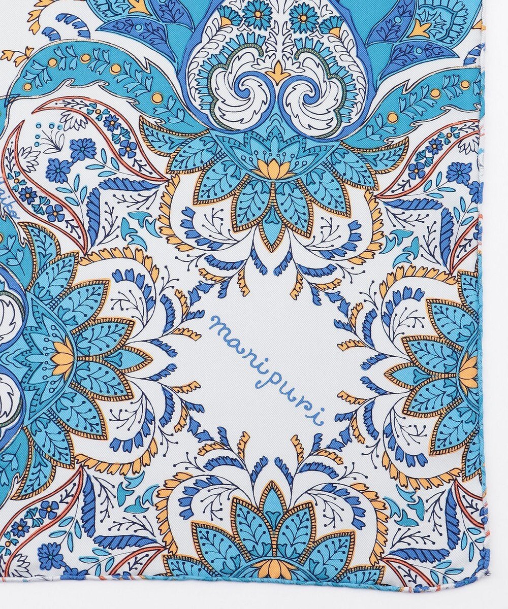 23区 【CLASSY.6月号掲載】manipuri サラサシルク スカーフ 