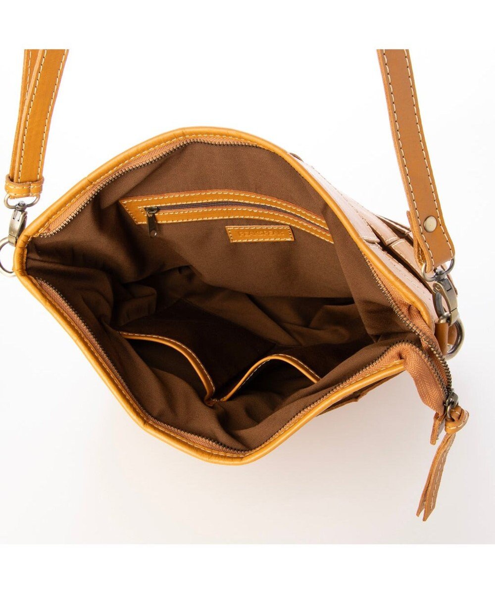 UNBILLION ピークスピーク PEAKS PEAK / 牛革パッチワーク口折れ2wayショルダー 