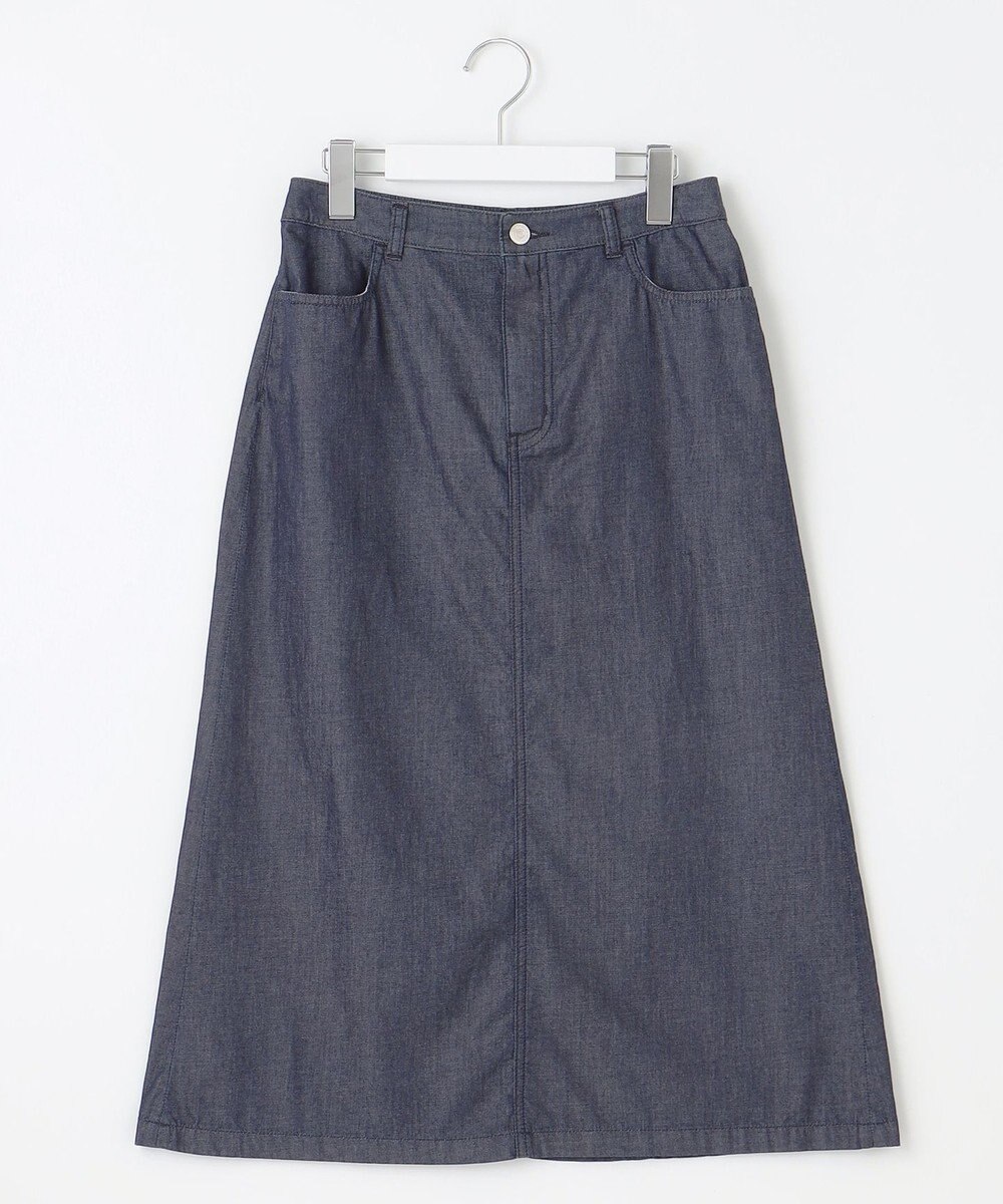 J.PRESS LADIES L 【洗える】4ozライトデニム スカート 