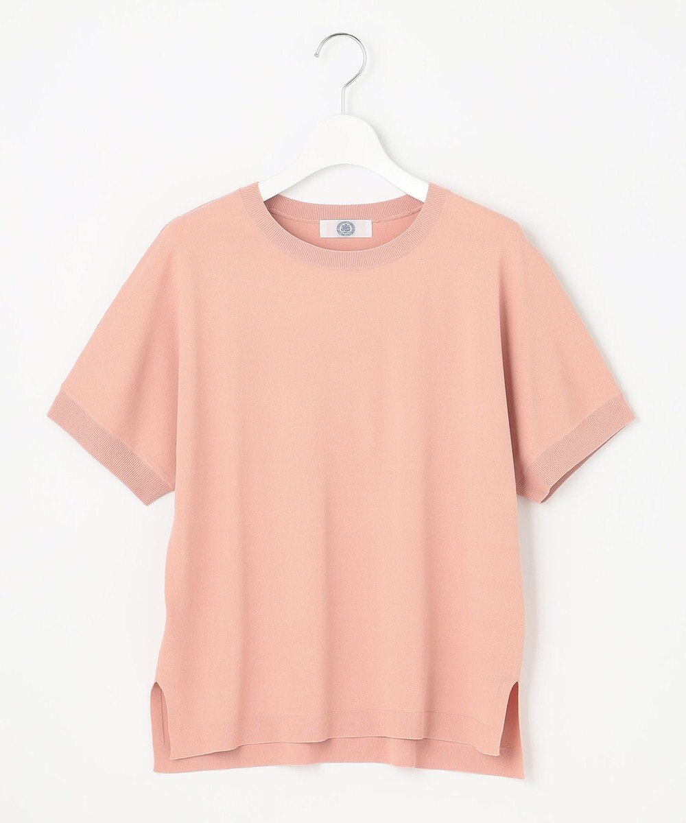 J.PRESS LADIES 【洗える】 レーヨンエリートストレッチ ドルマン ニット Tシャツ 