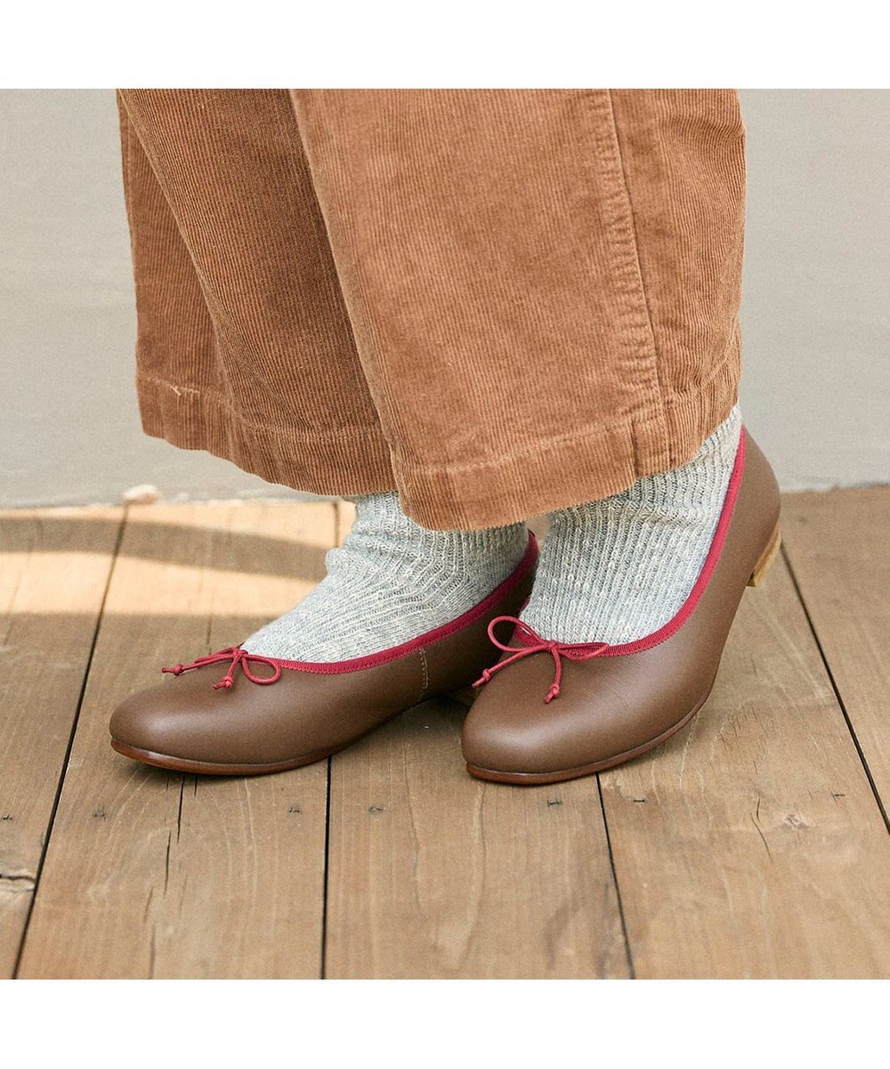 ing <ing>【３E】ワンポイントバレエシューズ 