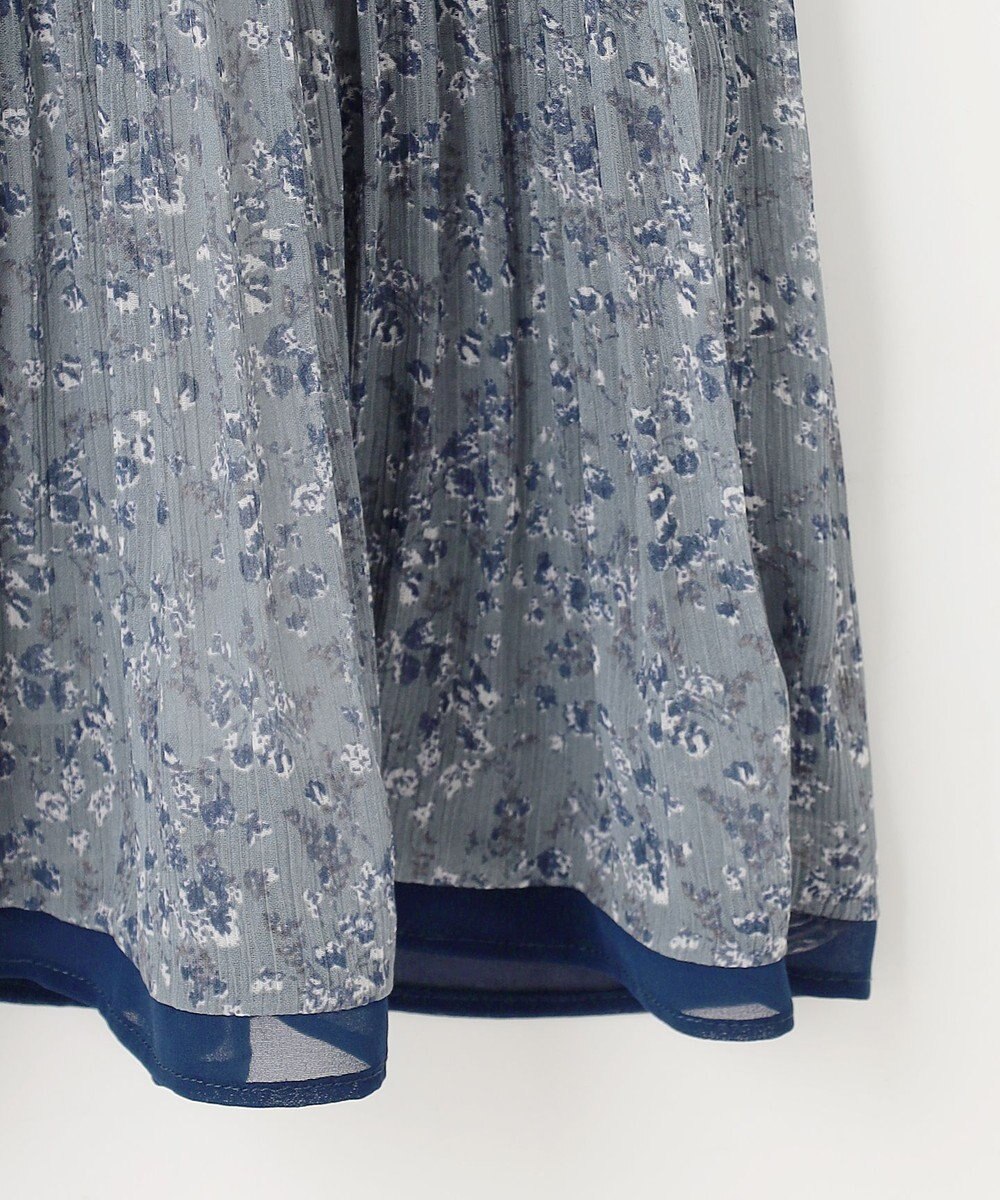 ANY SIS 【洗える】フラワープリーツ ワンピース 