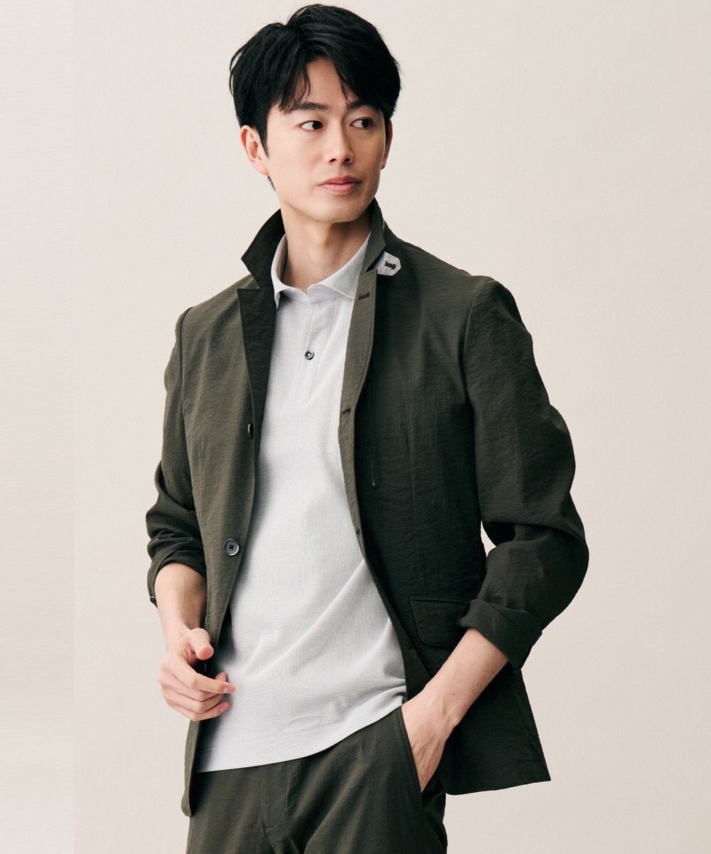 JOSEPH ABBOUD 【ストレッチ/7ポケット】ハイパワーピケストレッチアクティブレジャー ジャケット　26SSモデル 